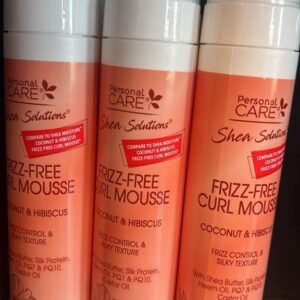 Personal Care Coconut & Hibiscus Frizz-Free Curl Mousse, 1-ct.