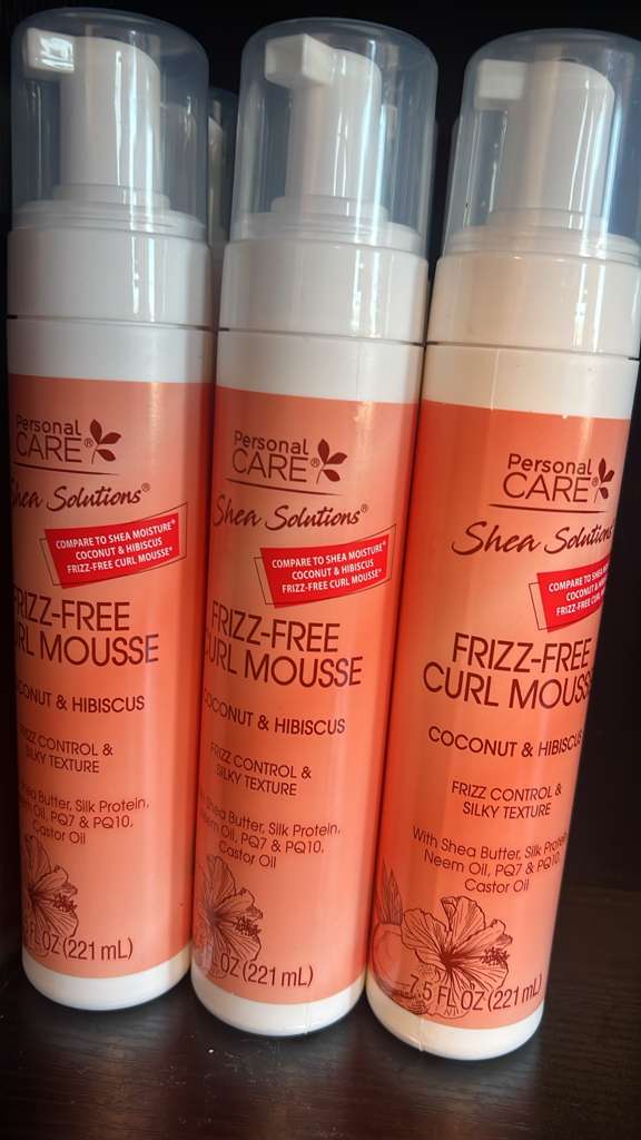 Personal Care Coconut & Hibiscus Frizz-Free Curl Mousse, 1-ct.