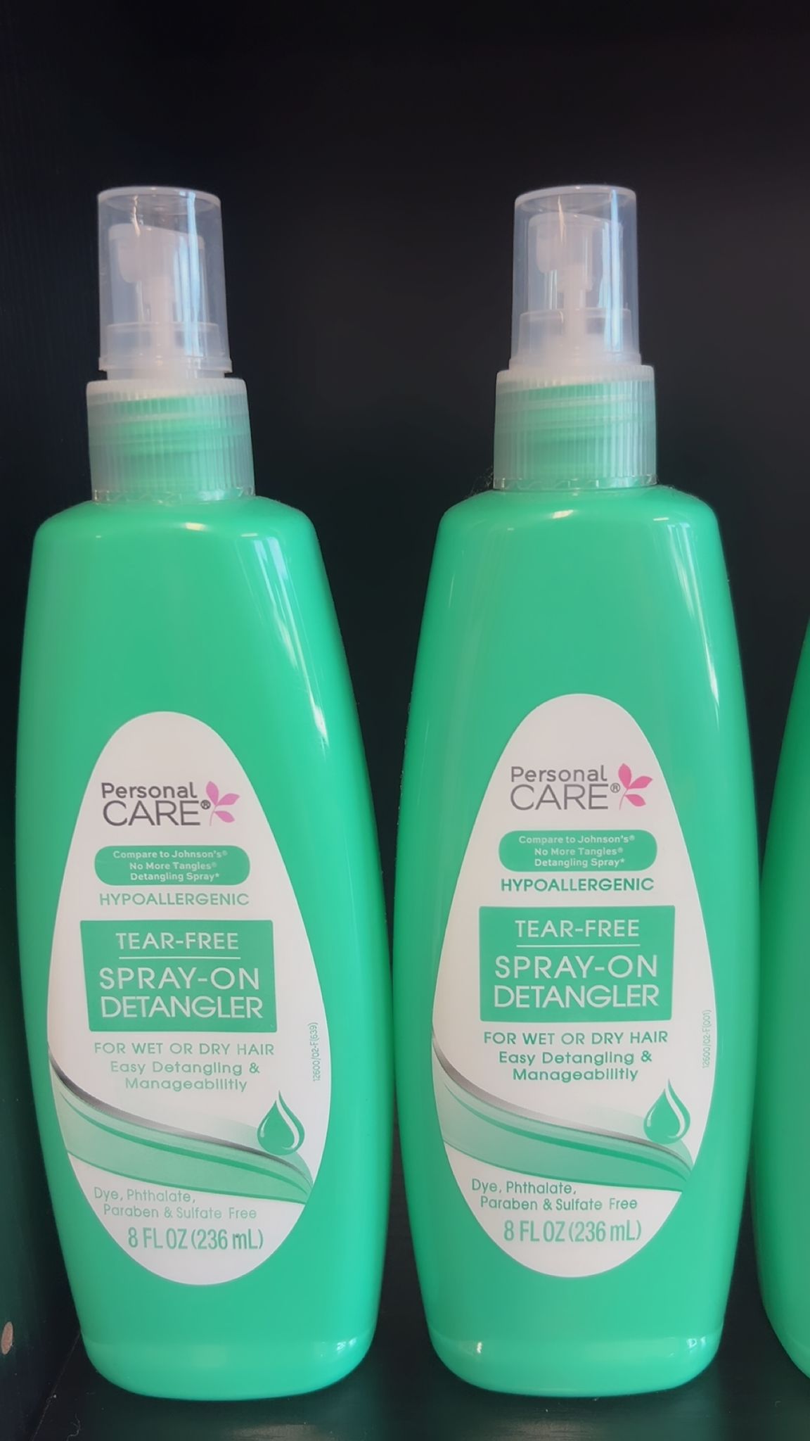 Personal Care Tear-Free Spray-On Detangler, 8-oz. Bottle