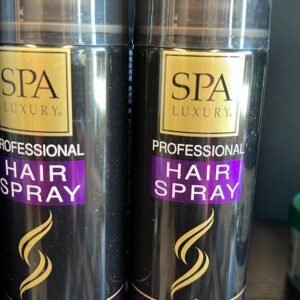 SPA Luxury Super Hold Professional Hair Spray For Style & Control (6 oz)