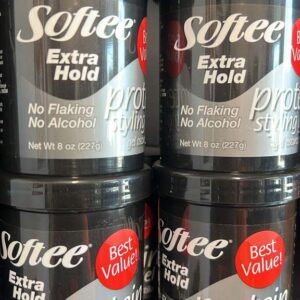 Softee extra hold protein styling gel 8 oz