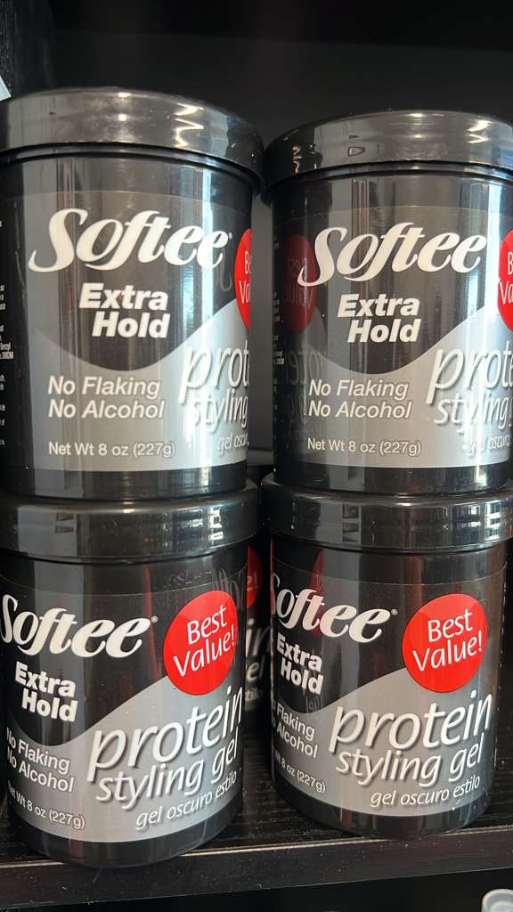 Softee extra hold protein styling gel 8 oz
